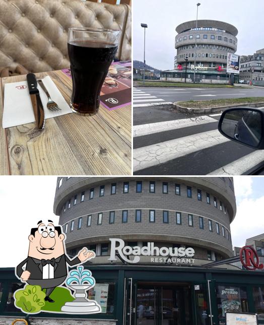 La esterno e bevanda del ristorante