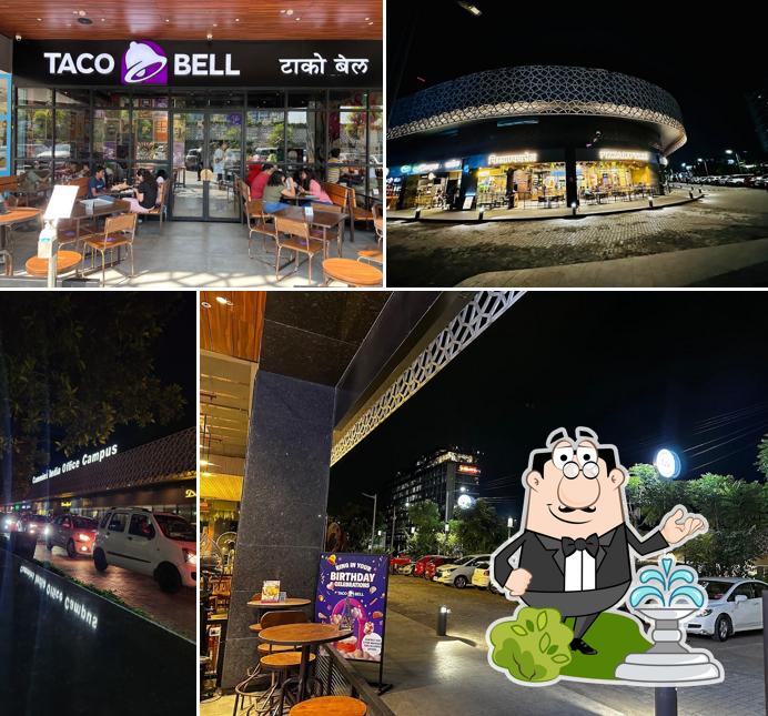 The exterior of Taco Bell