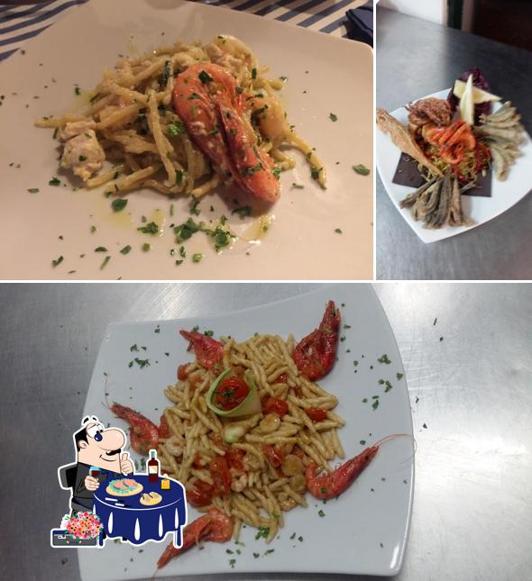 Prova tra i vari prodotti di cucina di mare offerti a Ultima Spiaggia Lido bar e Ristorante