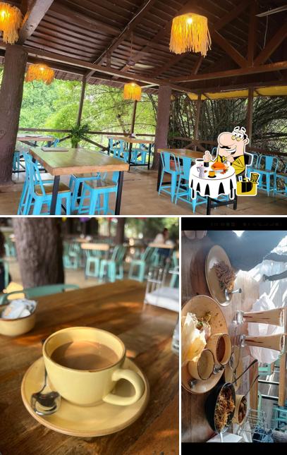 The restaurant's food and interior