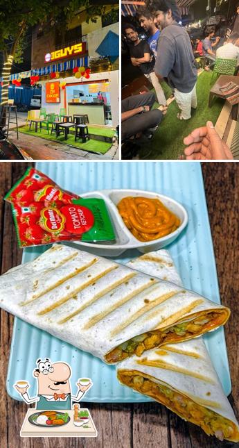 Food at 3 Guys Cafe