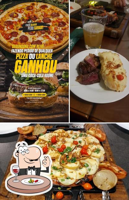 Platos en Garage Gastrobar