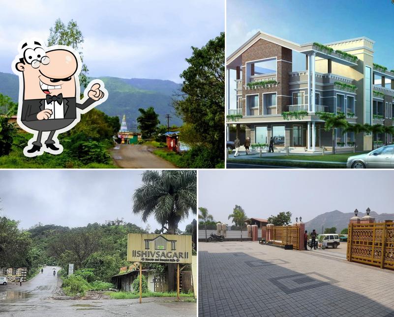 You can get some fresh air at the outside area of Hotel Shivsagar