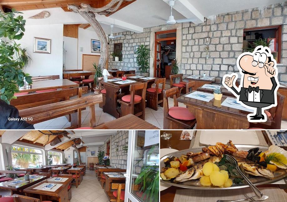 Gli interni di Konoba Lanterna