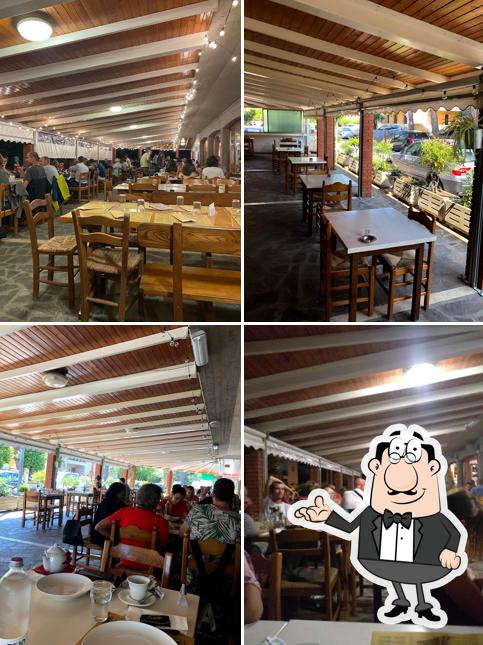 Gli interni di Pizzeria La Taverna