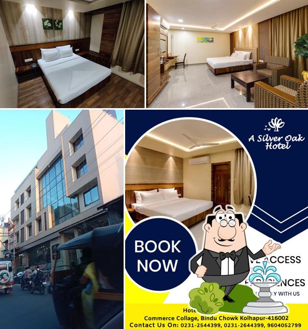 Enjoy the view at the outside area of Hotel Silver Oak ( 5 Minutes Walk From Mahalaxmi Temple )