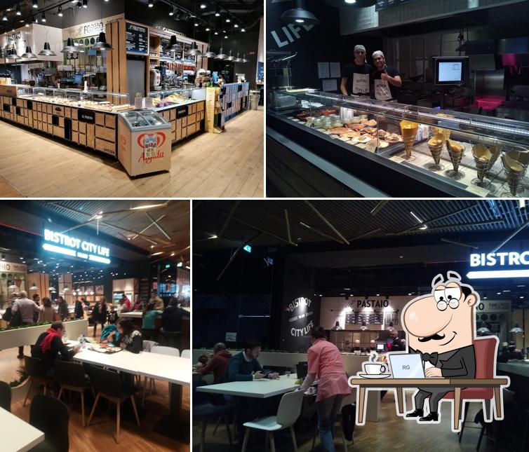 Gli interni di Bistrot City Life