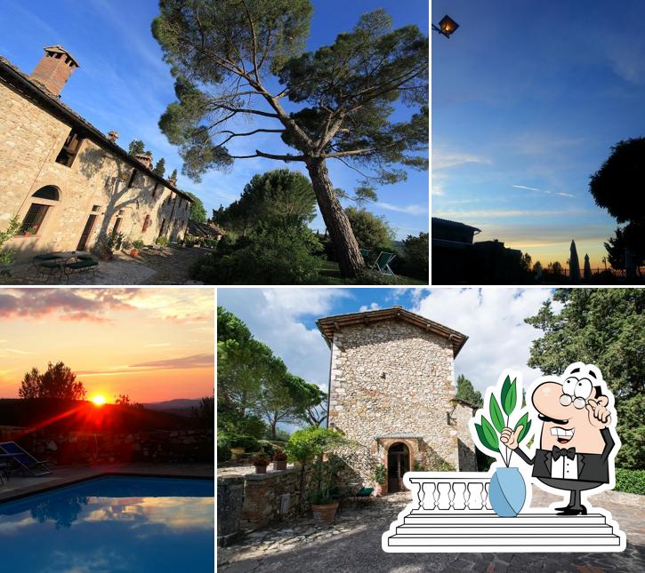 Gli esterni di Residenza d'Epoca Borgo Il Poggiaccio