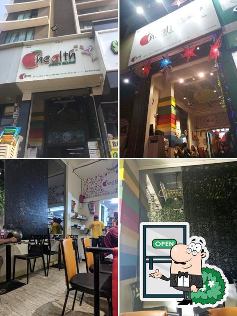 Health Juice Centre Parel is distinguished by exterior and interior