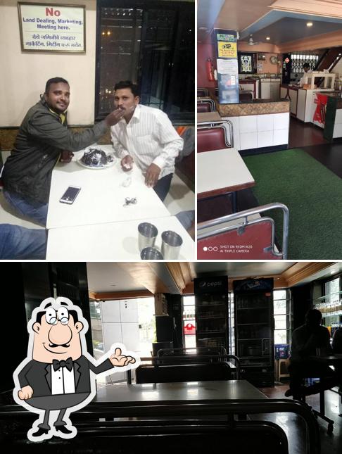 The interior of Hotel Tapasvi