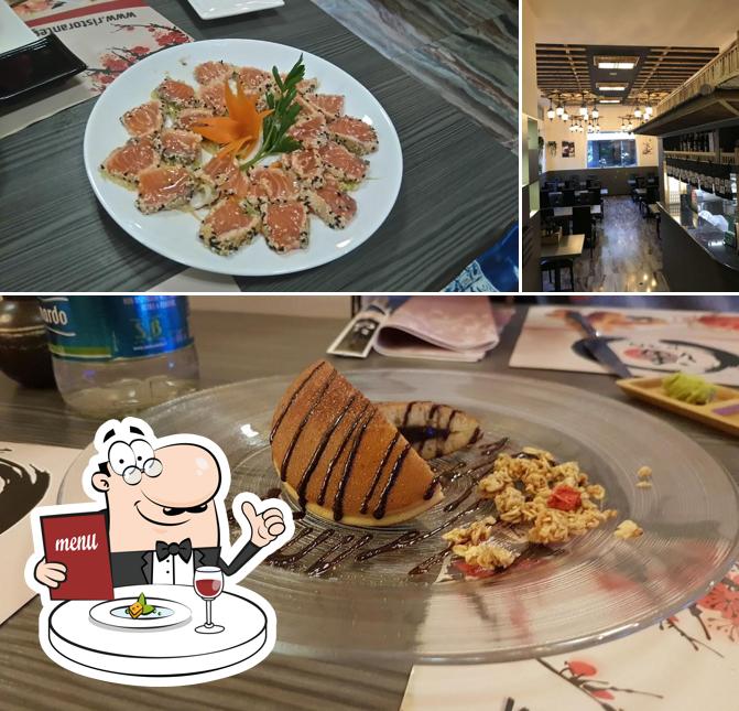 La cibo e esterno del ristorante