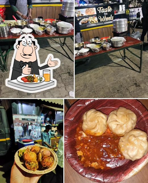 Food at Taste On wheels ( Soya Chaap & Chinese)