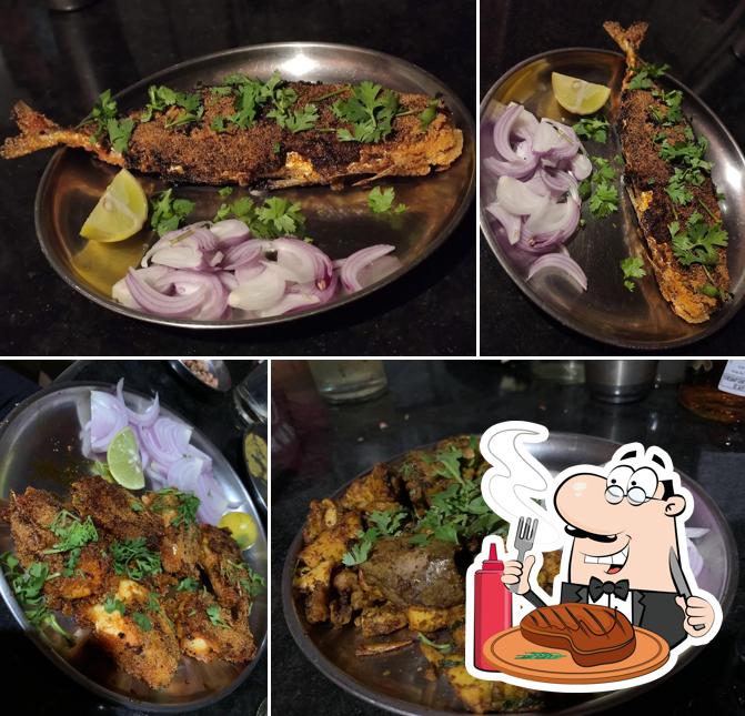 Order meat dishes at Savitri Bar And Restaurant