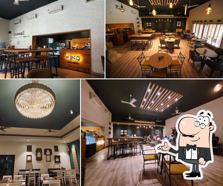 The interior of Winq Cafe