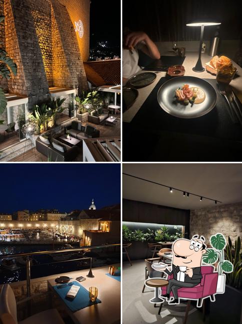 Gli interni di Restaurant 360
