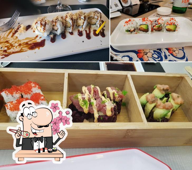 Ordina le varie opzioni di sushi