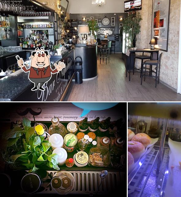 Tra le diverse cose da Bar Napoleone si possono trovare la cibo e interni