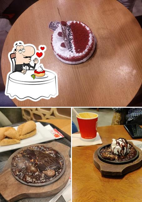 Cafe Coffee Day provides a variety of desserts
