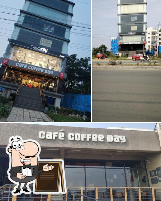 The exterior of Café Coffee Day