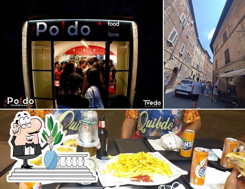 Goditi la vista dagli esterni di Da Poldo Food & Love - Siena
