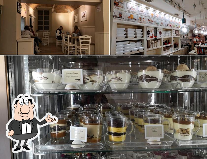 Gli interni di GIOELIA Cremeria, Piacenza