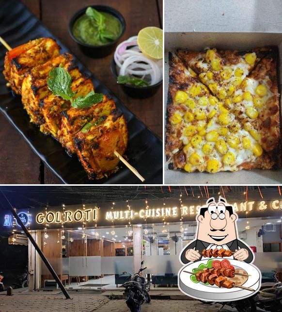 Take a look at the picture displaying food and exterior at Gol Roti Restaurant & Cafe
