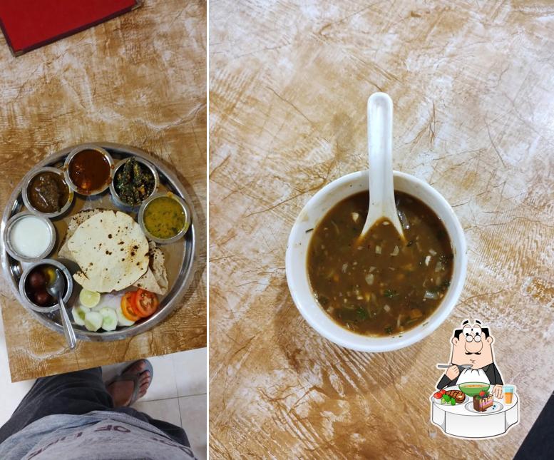 Hot and sour soup at Hotel Priya Pure Veg Restaurant