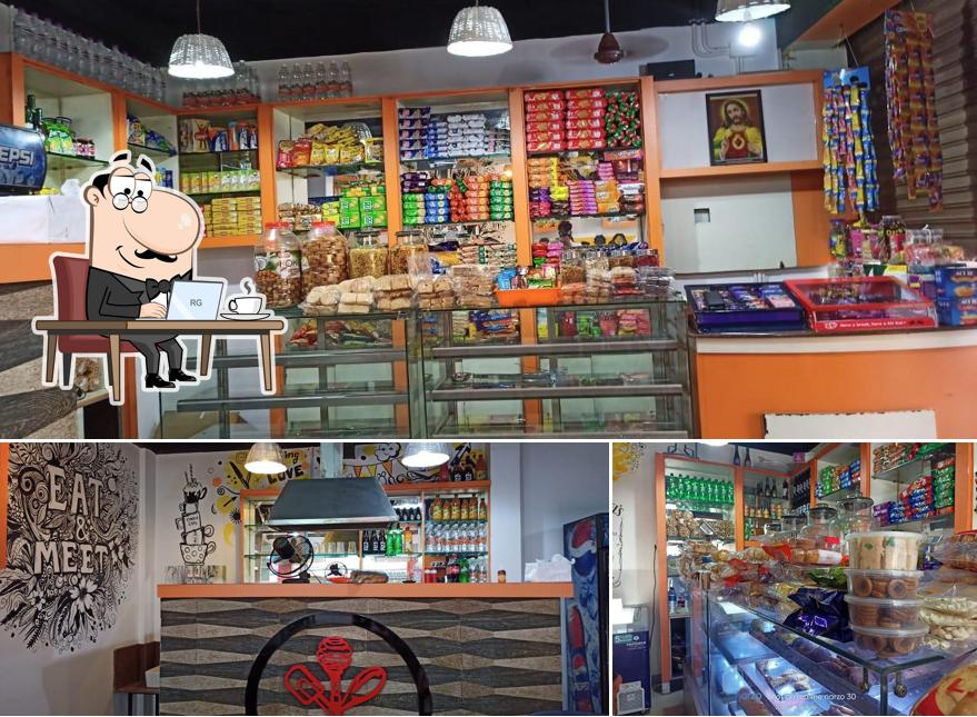 The interior of Eat & Meet Bakery