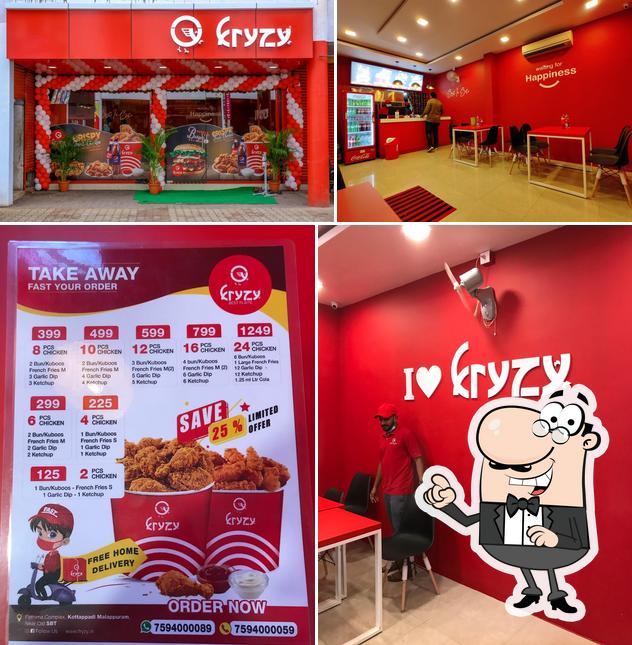 Fryzy fried chicken is distinguished by interior and food