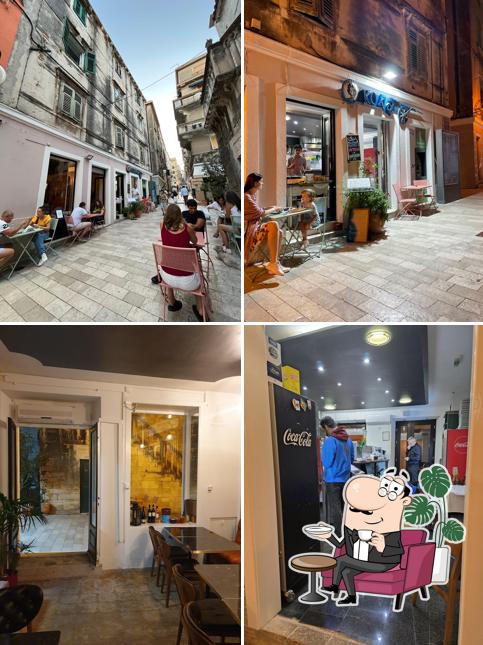 Gli interni di Koka Pizza