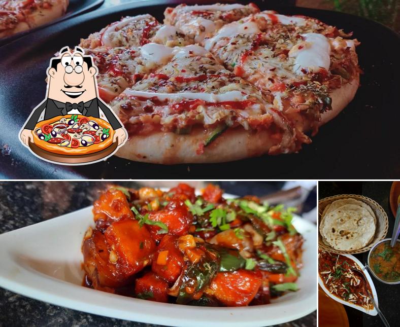 Pick pizza at The Heavens Kitchen family restaurant and cafe