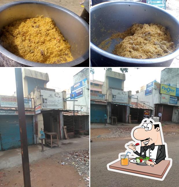 The image of food and exterior at Nikkah Briyani & Fast Food