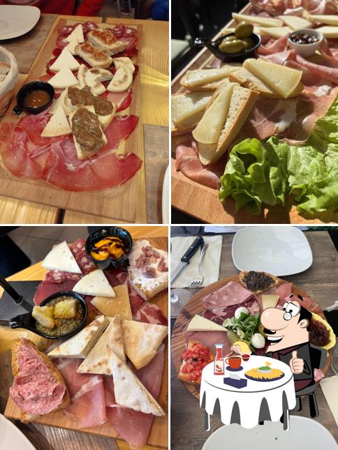 Piatto di formaggi al Osteria da Liam