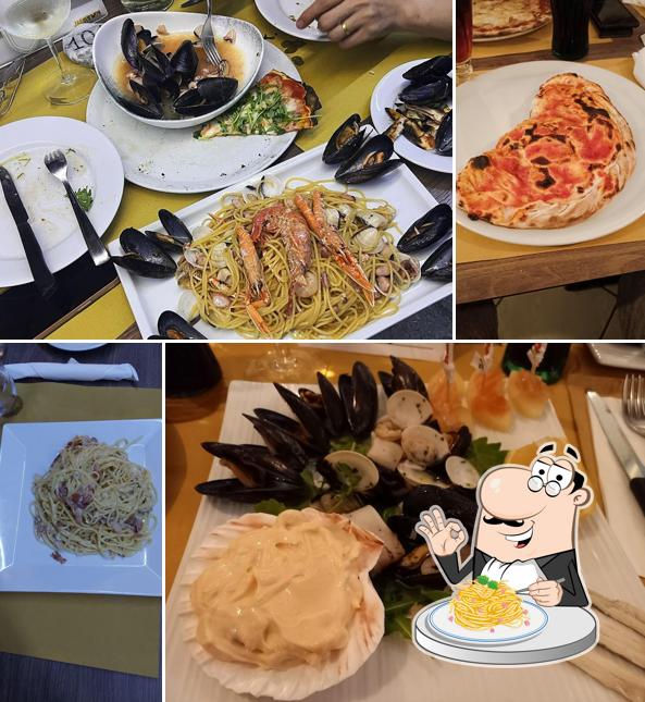 Spaghetti alla carbonara al Pizzeria Ristorante Tucano'S