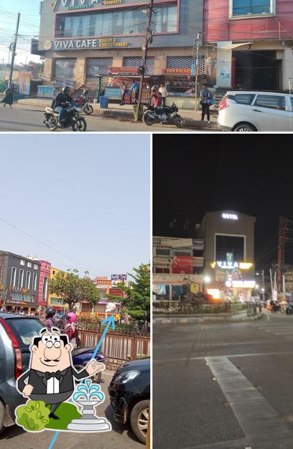 The exterior of Viva Cafe bakery & confectionery in suchitra