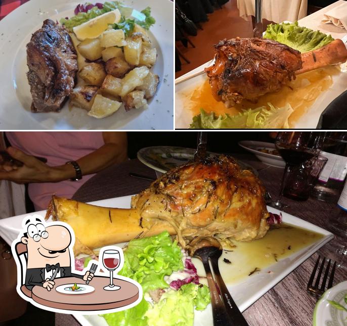 Cibo al Trattoria Da Bollo