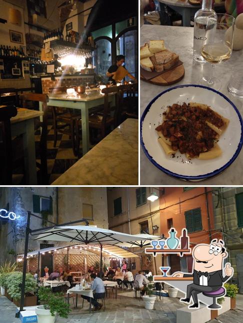 Gli interni di Trattoria dell'Acciughetta