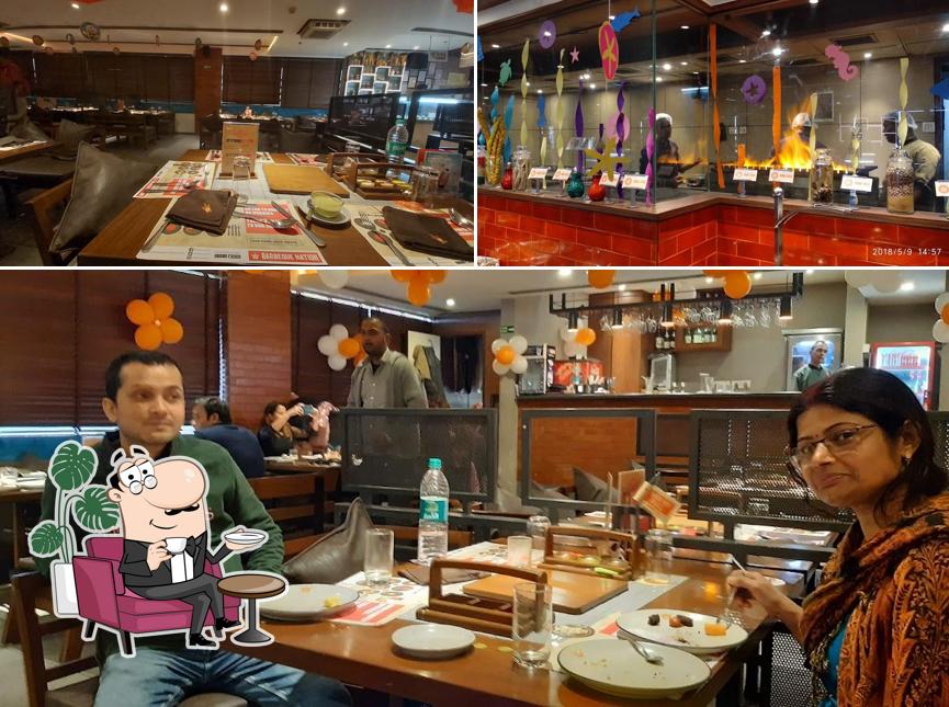 Check out how Barbeque Nation looks inside