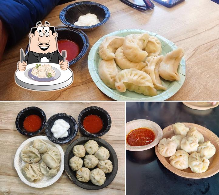 Dumplings at Cafe Rudra