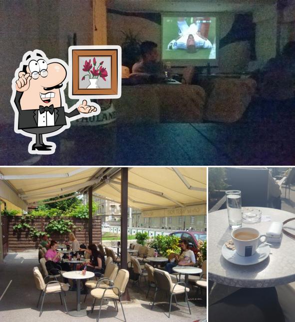 Gli interni di Caffe Bar Westport
