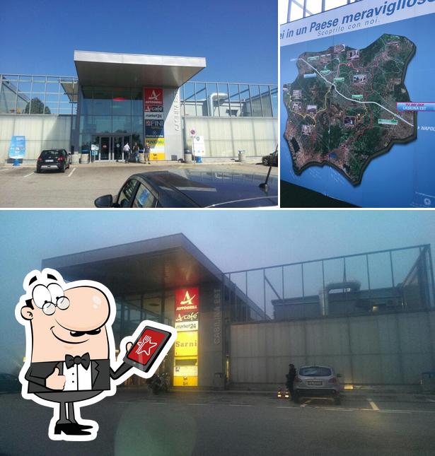 Gli esterni di Area di servizio autostradale