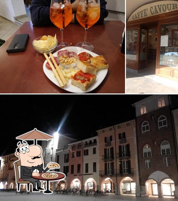 Goditi la vista dagli esterni di Caffè Cavour