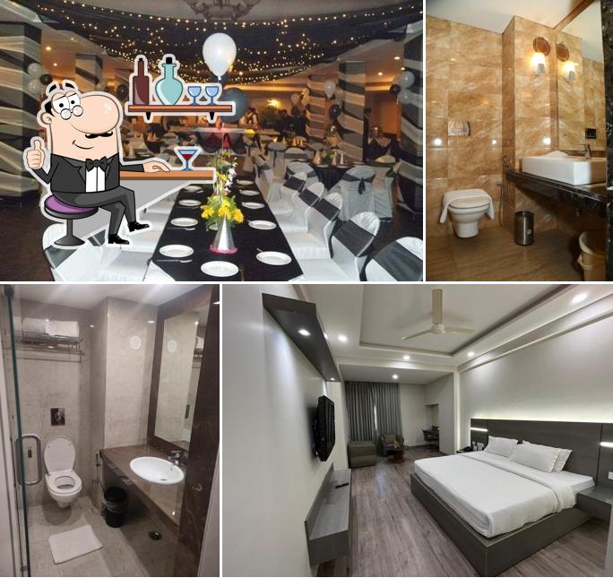 The interior of Hotel Residency