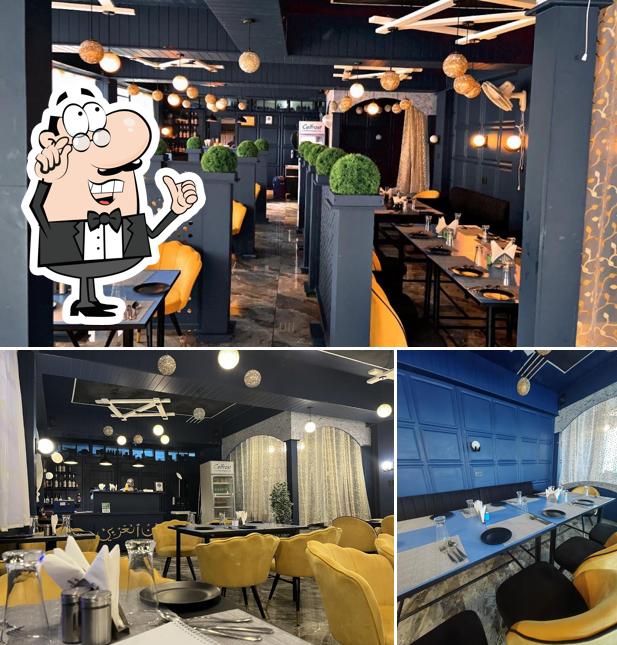 The interior of Ibnul Arabi Restaurant