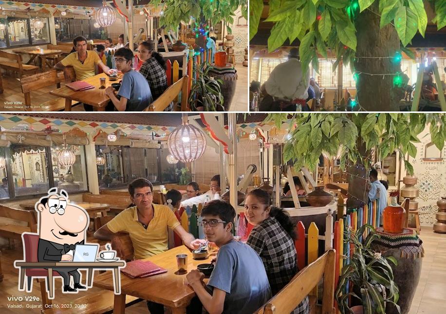 The interior of Madhuli Restaurant