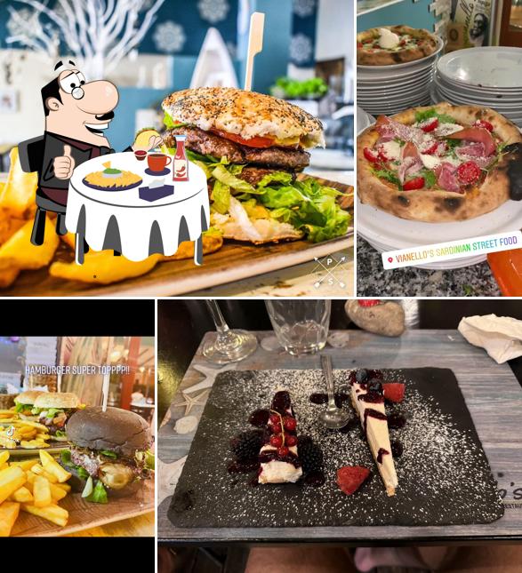 Hamburger al Vianello's Sardinian Street food