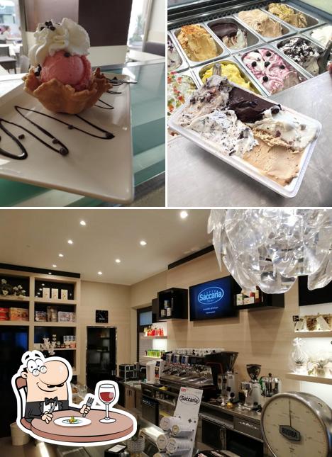 Questa è la foto che mostra la cibo e esterno di Caffe Di Giuliani S E Socci C