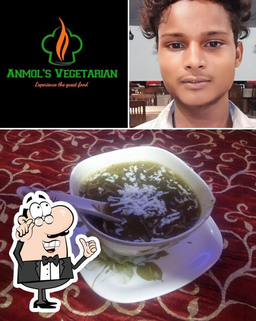 The interior of Anmol's Vegetarian