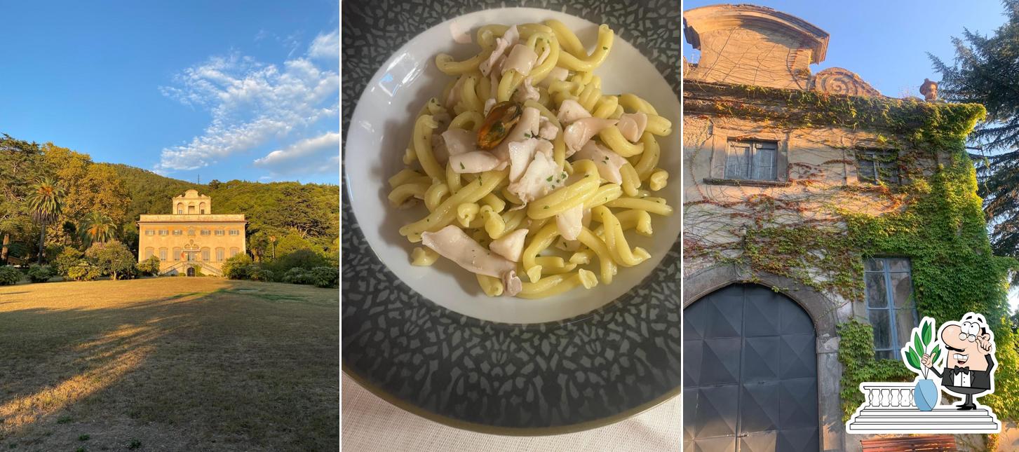 Gli esterni di Caffè dell’Ussero a Villa Corliano