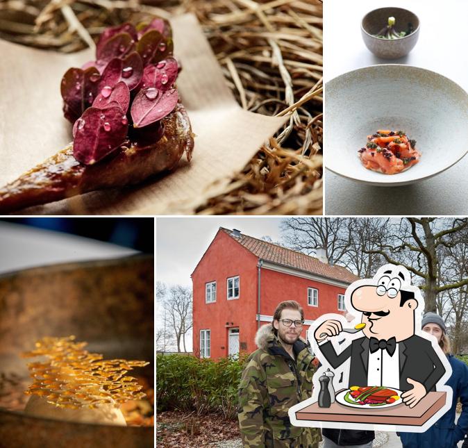 Nourriture à Den Røde Cottage